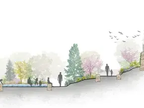 landscape section plan islamabad peshawar