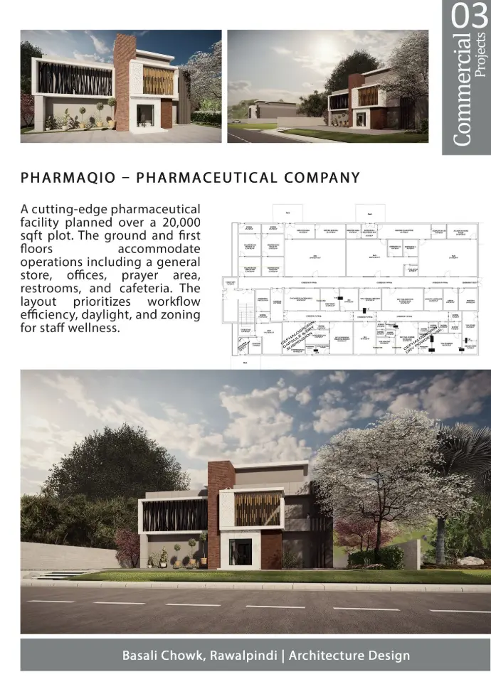 commercial building by nouman and farhan best architect islamabad peshawar