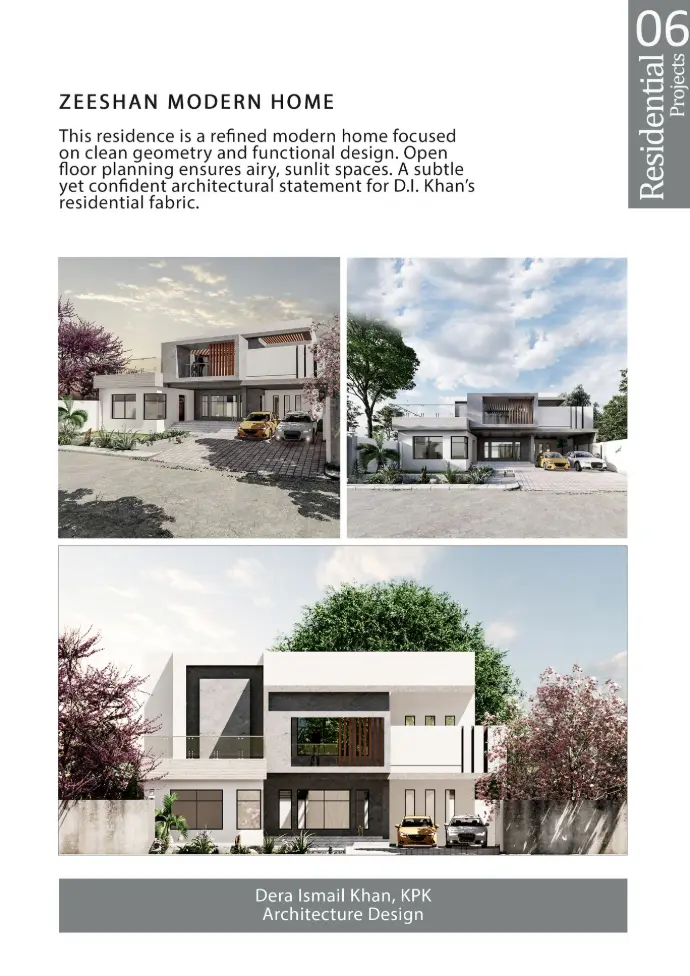 residential house design by nouman and farhan best architect islamabad peshawar