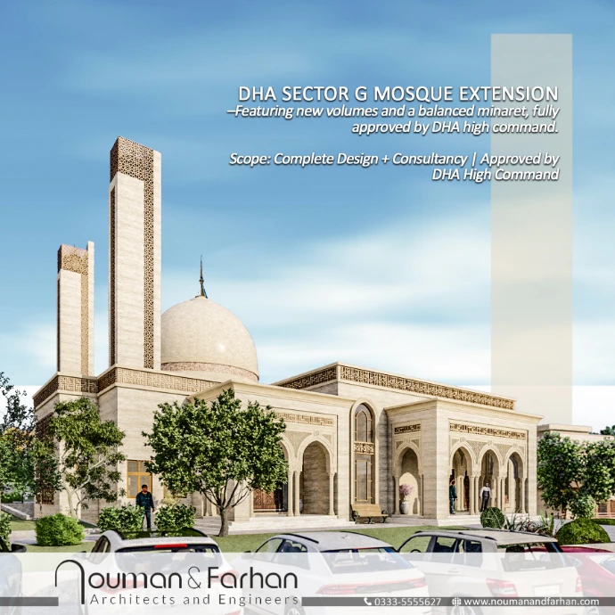 mosque Design at Sector G Phase 2, DHA Islamabad/Rawalpindi Mosque Design DHA Islamabad