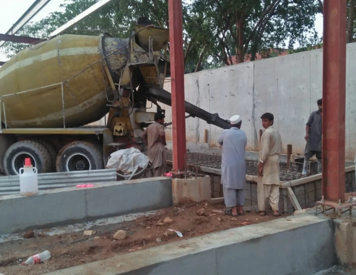 Concrete pouring of Foundation in Islamabad Concrete pouring of Foundation in Islamabad